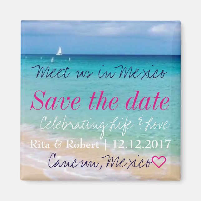 Save The Date | Magnet | For couples in love (Front)