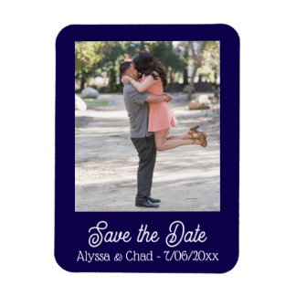 Save the date magnet personalized photo