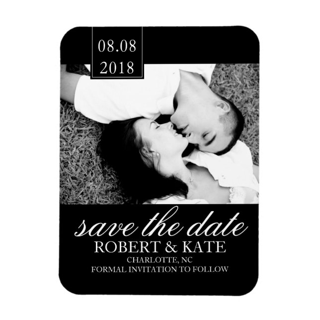 Save The Date Magnet | Save the Date Photo (Vertical)