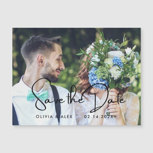 Save The Date  Magnetic Invitation (Front)