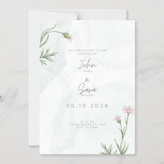 Save the date magnetic invitation