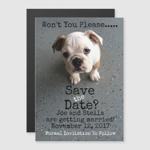 Save The Date Magnetic Magnetic Invitation