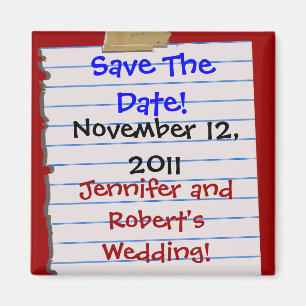 Save The Date! Magnets