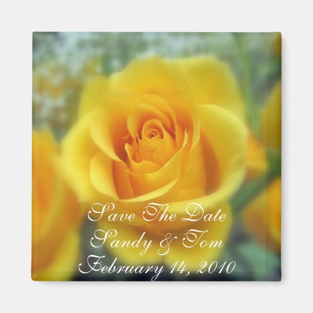 SAVE THE DATE MAGNETS - CUSTOMIZE YOUR MAGNET (Front)