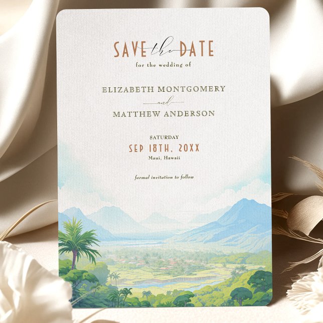 Save The Date Maui, Hawaii Destination Invitation (Creator Uploaded)