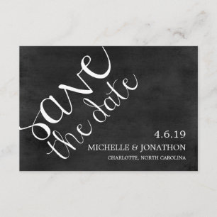 Save The Date   Mod Pen Chalkboard