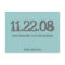 Save the date modern!