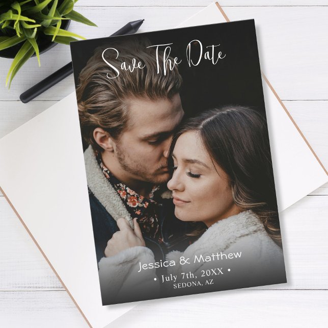 Save The Date, Names Photo & Info Card (Creator Uploaded)