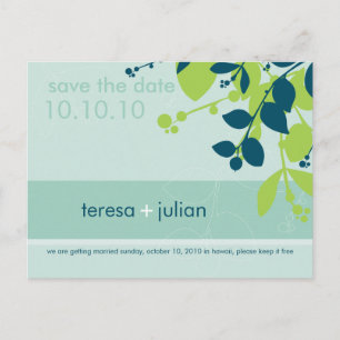 SAVE THE DATE :: native 1 Announcement Postcard