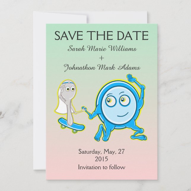 Save The Date Nursery Rhyme Wedding (Front)