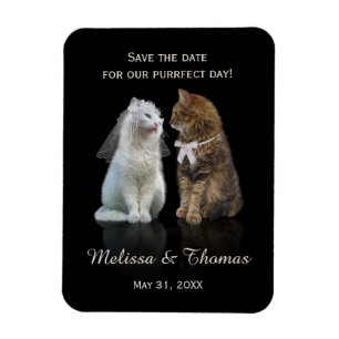 Save the Date of our Purrfect Day Magnet