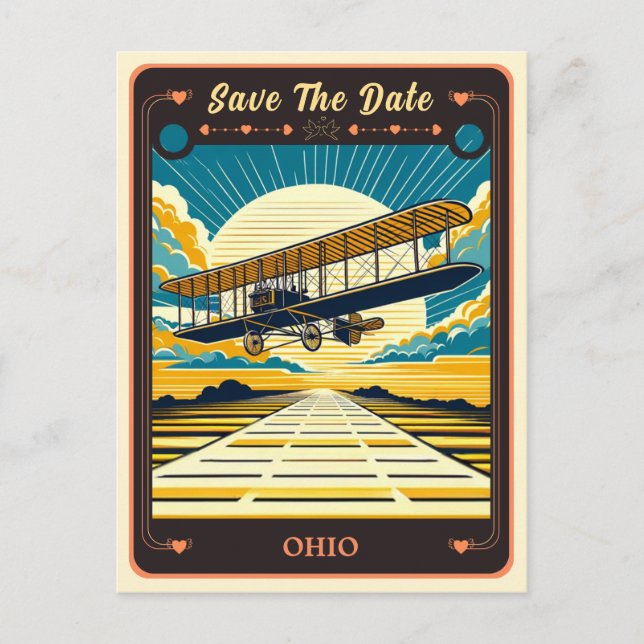 Save the Date | Ohio Invitation Postcard (Front)
