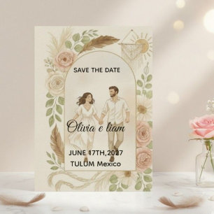 Save the Date: Olivia & Liam Invitation
