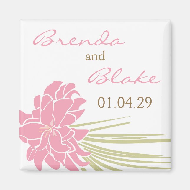 Save the Date or Wedding Magnet (Front)