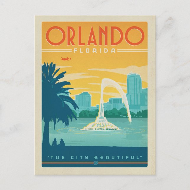 Save the Date | Orlando, FL Announcement Postcard (Front)