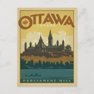 Save the Date Ottawa, Canada Announcement Postcard