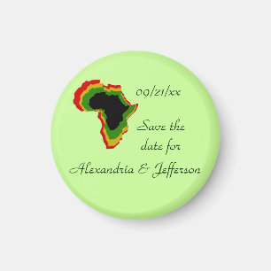 "Save the Date" - Pan African Colours Magnet