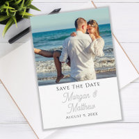 Save The Date Personalise Photo & Names