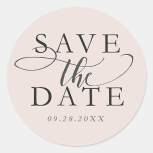 Save the date personalised envelope seal