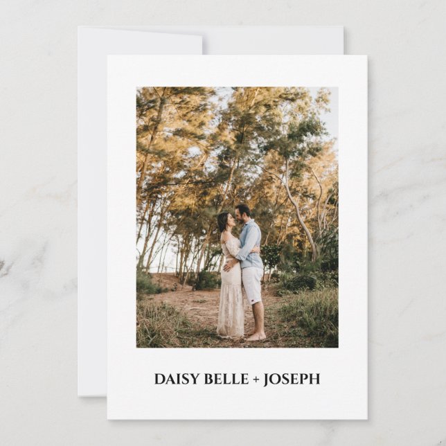 Save The Date Photo Invitation (Front)