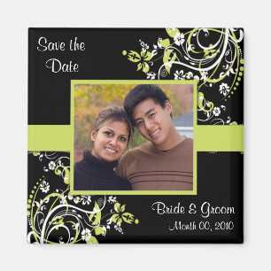Save the Date Photo Magnets