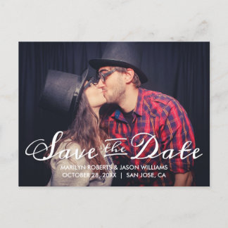Save the Date Photo Postcard