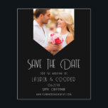 Save The Date Photo Stylish Modern Simple Wedding Flyer<br><div class="desc">Save The Date Stylish Modern Simple Wedding Cards features your favourite photo with the text "Save the date" in modern calligraphy script typography. Perfect for weddings,  birthday,  baby shower,  anniversary celebrations and parties. Designed for you by ©Evco Studio www.zazzle.com/store/evcostudio</div>