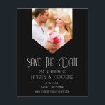 Save The Date Photo Stylish Modern Simple Wedding Flyer<br><div class="desc">Save The Date Stylish Modern Simple Wedding Cards features your favourite photo with the text "Save the date" in modern calligraphy script typography. Perfect for weddings,  birthday,  baby shower,  anniversary celebrations and parties. Designed for you by ©Evco Studio www.zazzle.com/store/evcostudio</div>