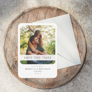 Save the Date Photo Wedding Announcement