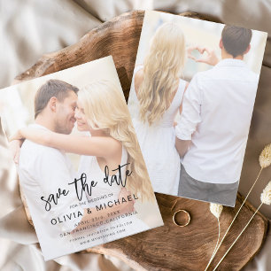 Save the Date Picture Photo Wedding