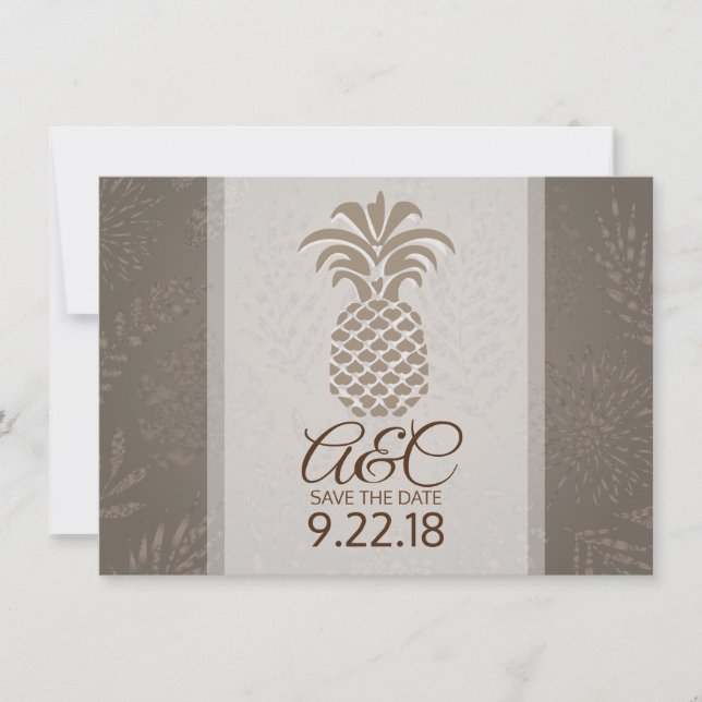Save the Date  Pineapple (Front)