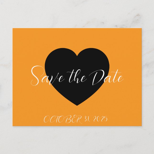 Save the date post card (Front)