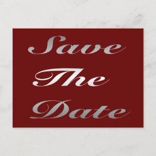 Save The Date Postcard