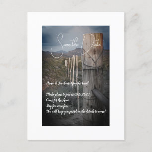 Save the Date Postcard
