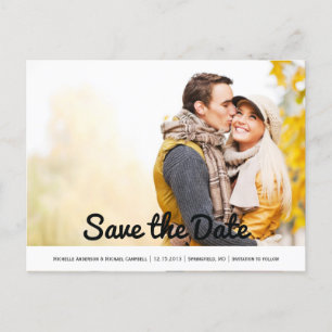 Save The Date Postcard