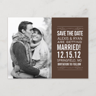Save The Date Postcard