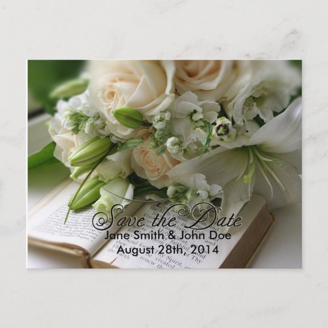 Save the date postcard (Front)