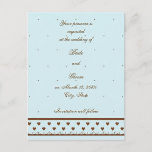 Save the Date Postcard