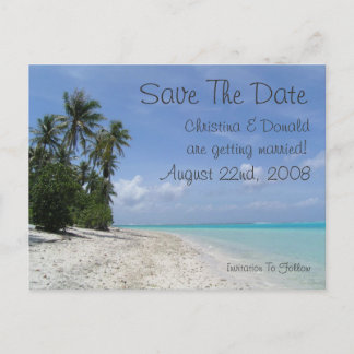 Save The Date Postcard