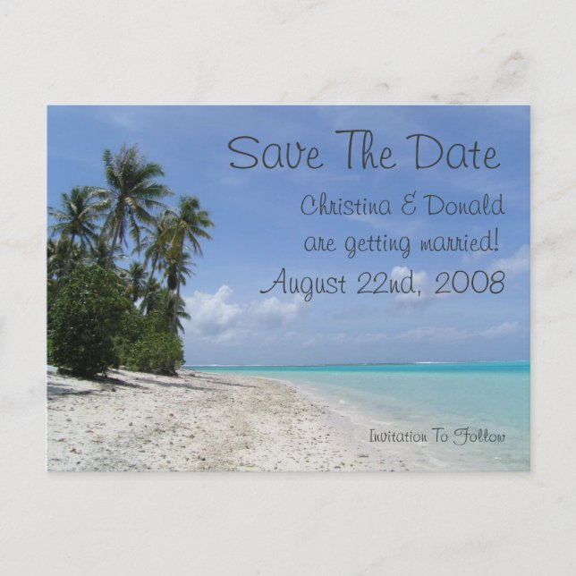 Save The Date Postcard (Front)