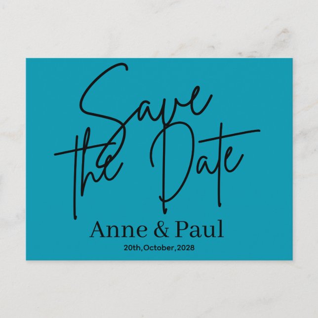 save the date postcard (Front)