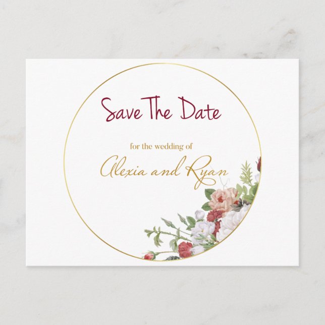 Save The Date Postcard (Front)