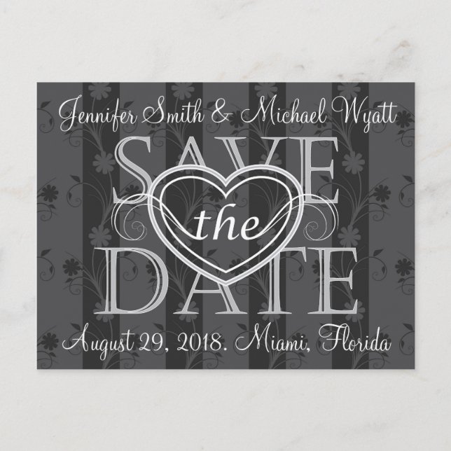Save the date postcard (Front)