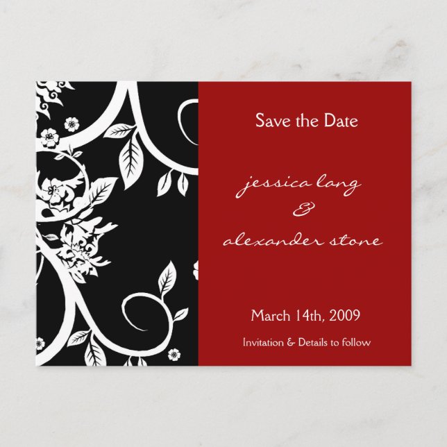 Save the Date - Postcard (Front)