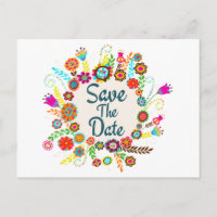 Save the Date Postcard Invitation