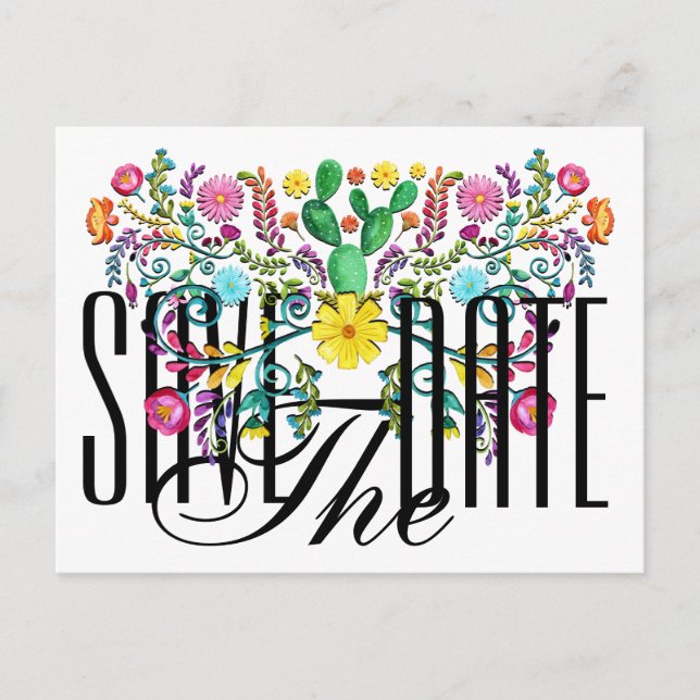 Save the Date Postcard Invitation (Front)