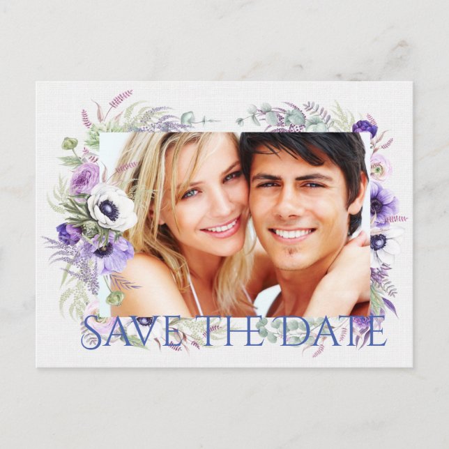 Save the Date Postcard Invitation (Front)