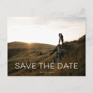 Save The Date Postcard - Minimalist