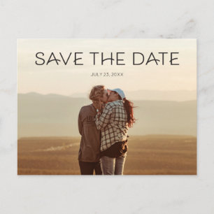 Save The Date Postcard - Minimalist