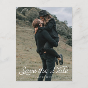 Save The Date Postcard - Modern Script